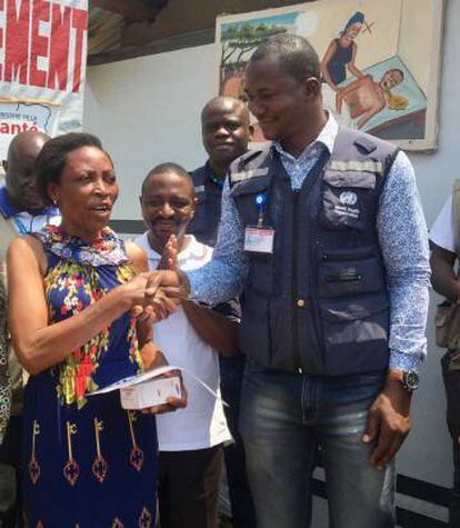 Semida Masika, la última superviviente de ébola en la República Democrática del Congo.