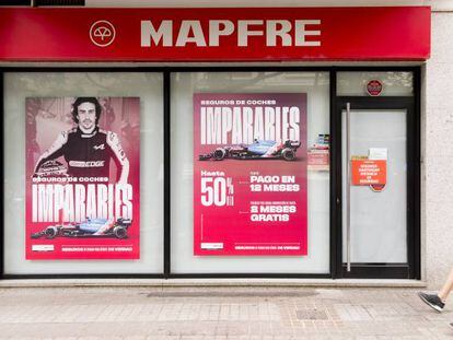 Exterior de una oficina de Mapfre