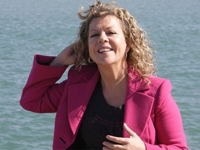 Ana Alonso Lorente, en el puerto de Cádiz.