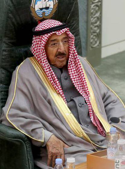 El emir de Kuwait Sabah al Ahmad al Sabah, en diciembre de 2016.