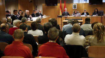 Los 30 procesados del caso Guateque en la Audiencia Provincial.