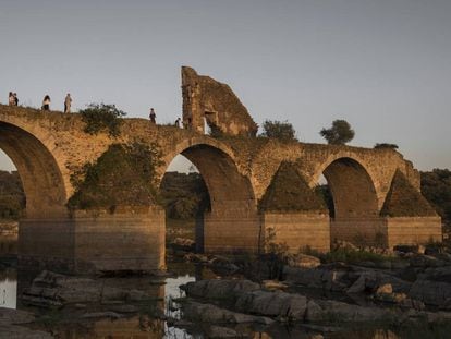 Puente de Ajuda, entre Olivenza y Elvas.