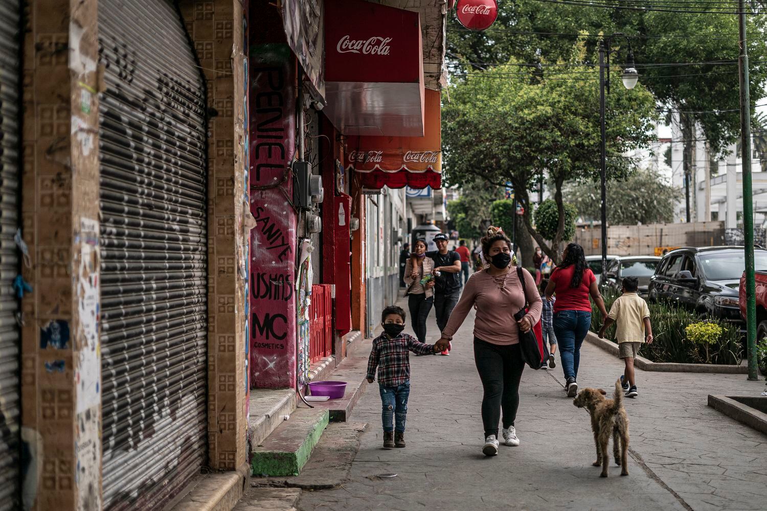 Una de las calles en Milpa Alta, en Ciudad de México.