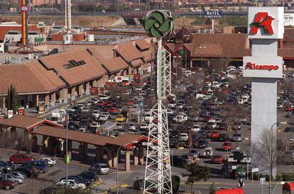 Vista aérea del centro comercial Parquesur, en Leganés. Uno de los activos incorporados a una Socimi.