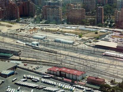 Terrenos del futuro Distrito Norte de Madrid.