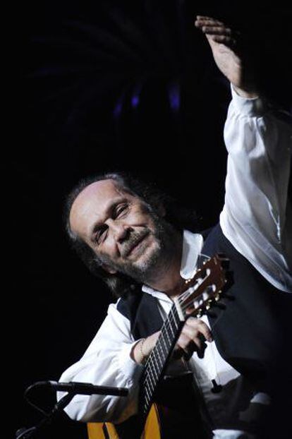 Paco de Lucía, en un concierto en Paris Grand Rex de 2007.
