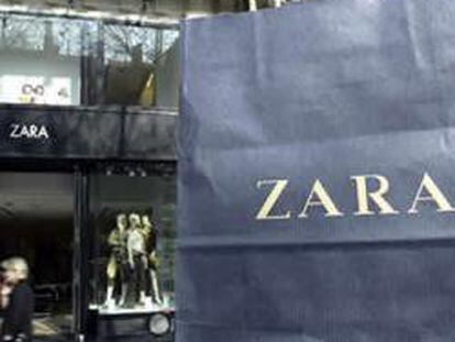 Tienda de Zara, marca del grupo Inditex