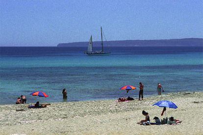Imagen de la playa de Illetes, en la isla de Formentera.