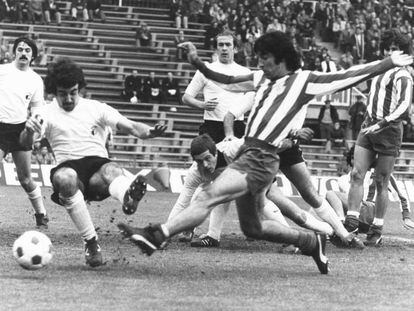 Panadero Díaz, con el Atlético.