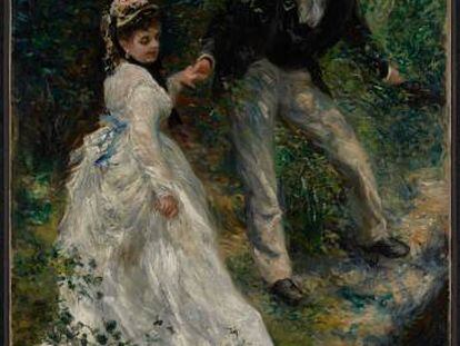 El &oacute;leo &#039;El paseo&#039;, que exhibir&aacute; el Museo Thyssen, pintado por Renoir en 1870. 