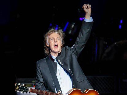 Paul McCartney durante su concierto en el Hollywood Casino el pasado 26 de julio.