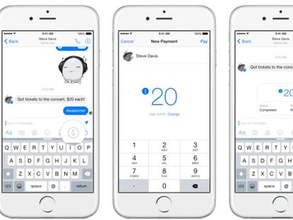 Facebook ya permite el pago entre amigos en Facebook Messenger