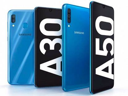 Samsung Galaxy A50 y A30