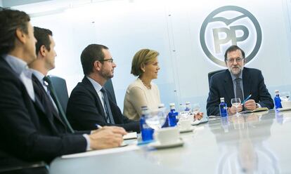 Reunió del comitè executiu del PP dilluns passat.