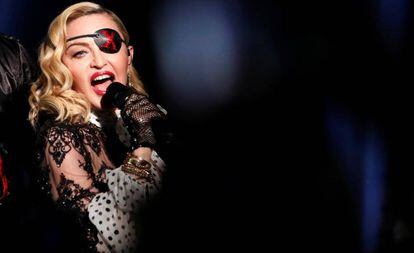 Actuación de Madonna el pasado 1 de mayo en Las Vegas.