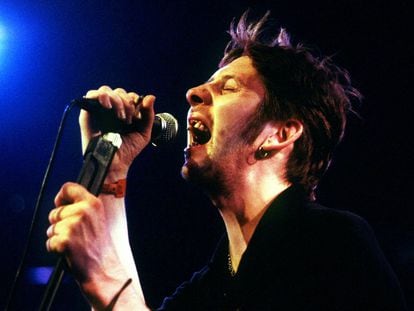 Shane MacGowan, en el festival de Montreux en 1995.