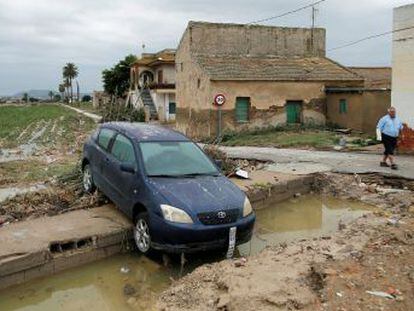 Pedro Sánchez ha visitado las zonas afectadas por las inundaciones en Alicante y Murcia