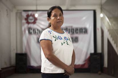 María de Jesús Patricio, en la Ciudad de México.