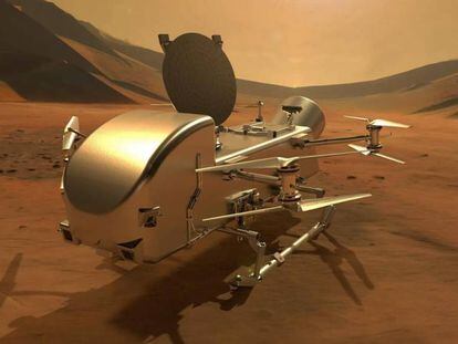 Así es el dron que prepara la NASA que está destinado a explorar Titan