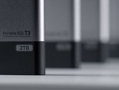 Samsung estrena disco duro SSD con hasta 2 TB, 450 Mb/s y conexión USB Type C