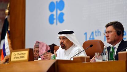 El ministro saudí de Energía, Khalid al-Falih