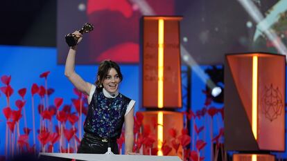 Vicky Luengo recoge su Gaudí a la mejor actriz protagonista por 'Suro'.