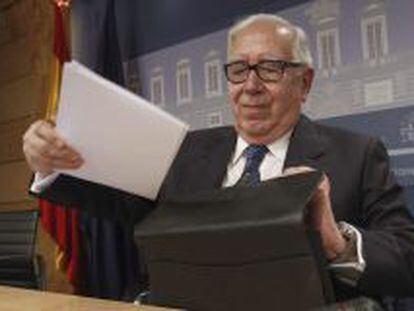 El presidente del comit&eacute; de expertos para la reforma fiscal, Manuel Lagares.
