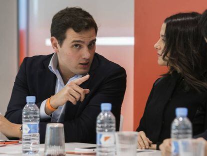 Ejecutiva nacional de Ciudadanos presidida por ALbert Rivera. 