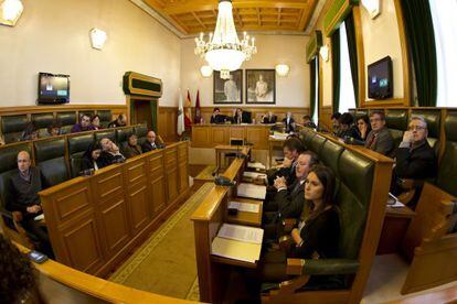 Pleno del Ayuntamiento de Santiago 