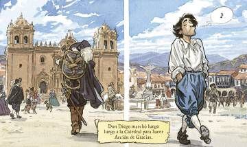 Viñetas de Guarnido para 'El Buscón en las Indias'.