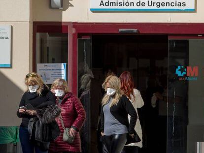 Urgencias del Hospital Gregorio Marañon, Madrid, este viernes 13 de marzo.