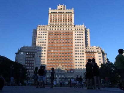 Edificio España en Madrid.