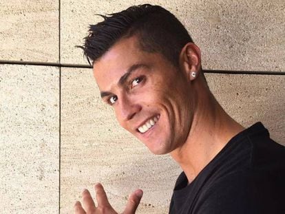 Cristiano Ronaldo, en su residencia en Madrid.