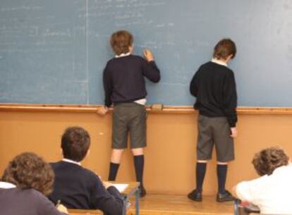 Colegio segregado en Irún.