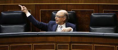 El ministro de Hacienda, Cristóbal Montoro.