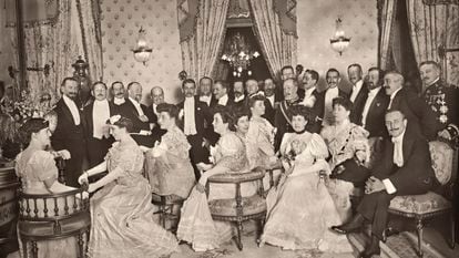 Salón de la marquesa de Esquilache, en 1888.