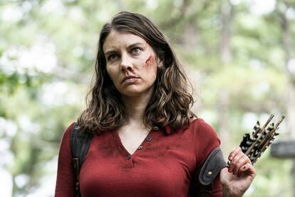 Lauren Cohan, in the 11th season of 'The Walking Dead'.