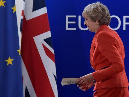 La premier brit&aacute;nica, Theresa May