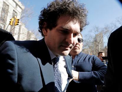 Sam Bankman-Fried, el pasado 30 de marzo a su llegada al tribunal federal de Nueva York.