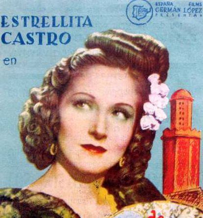 Estrellita Castro, una de las grandes voces de la copla.