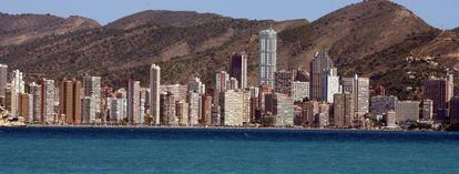 Apartamentos en la playa de Levante, en Benidorm (Alicante).