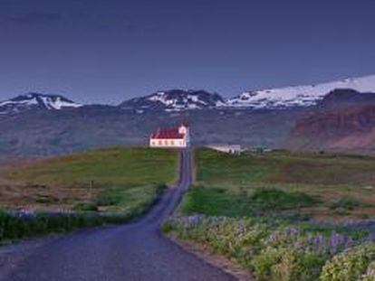 Una vista de Islandia