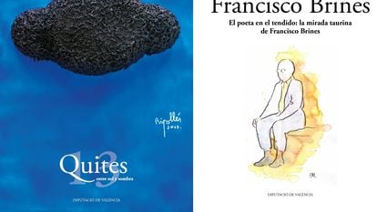 Portada de la revista, a la izquierda, y de la edición especial dedicada al poeta Francisco Brines.