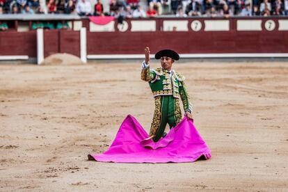 Gómez del Pilar, un torero revelación en 2020, en Las Ventas, el 12 de octubre de 2018.