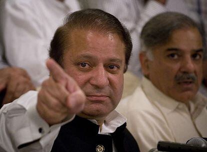 El líder de la Liga-N y ex primer ministro paquistaní, Nawaz Sharif.