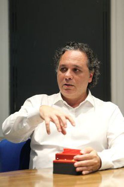 Francisco Martínez, durante la entrevista en Madrid