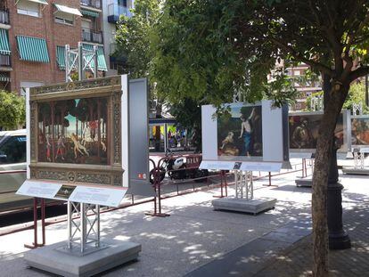 Del 31 de agosto al 23 de septiembre, el Paseo de San Gregorio de Puertollano recreará la experiencia de contemplar con sus dimensiones reales cincuenta de las pinturas más relevantes de la colección del Museo del Prado.