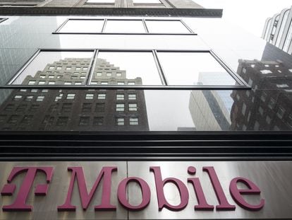 Imagen de una sede de T-Mobile en Nueva York