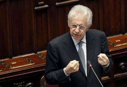 El presidente del Gobierno italiano, Mario Monti.