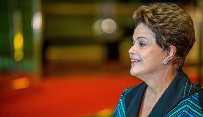 La presidenta de Brasil Dilma Rousseff se prepara para la segunda vuelta.